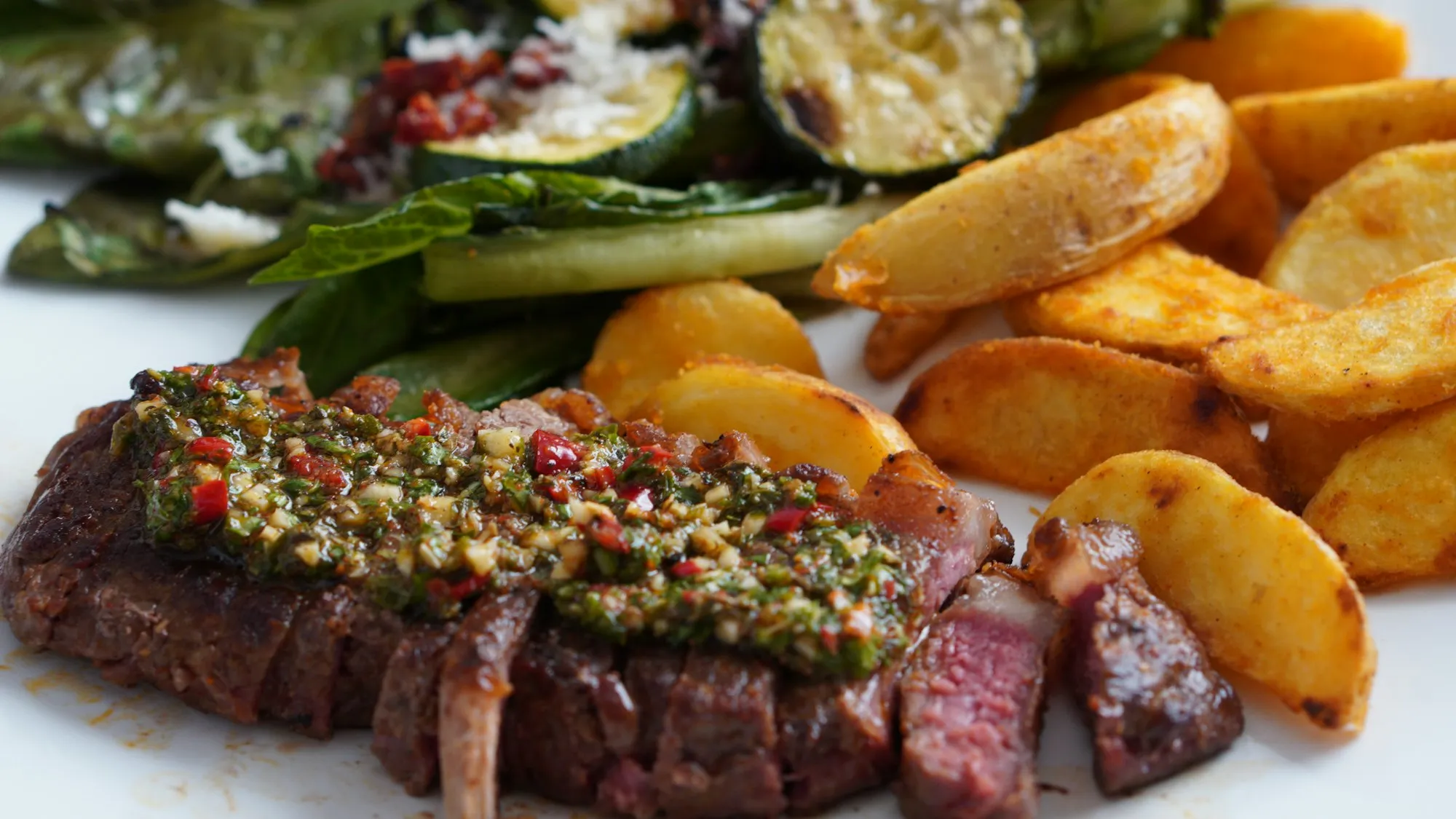 Flank steak s chimichurri